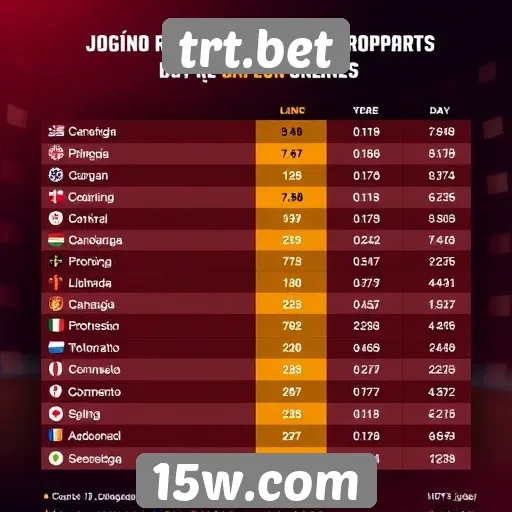 Estatísticas de jogadores ativos no trt.bet